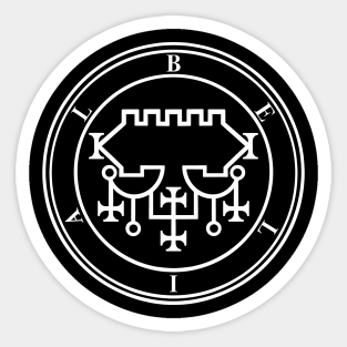 Seal of Belial or Sigil of Belial Sticker